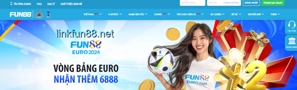 Cược Euro 2024 tại Fun88