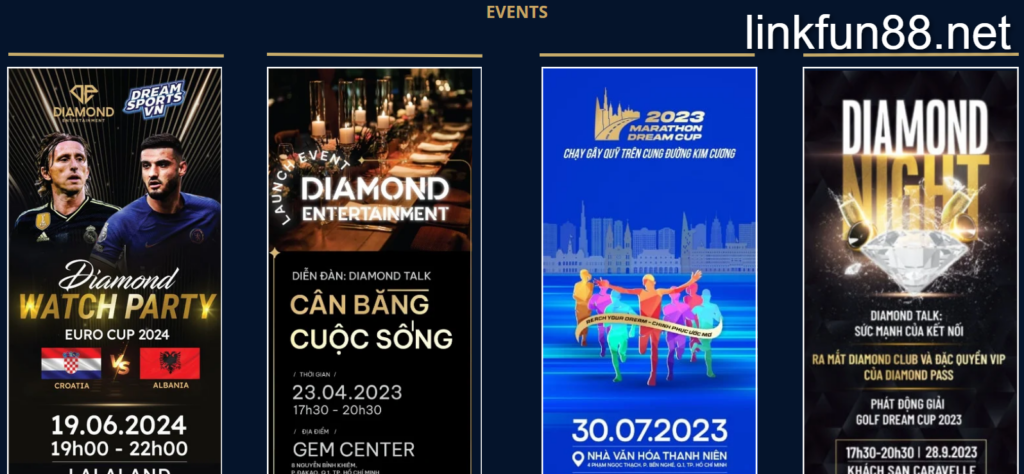 Các sự kiện sang trọng cho VIP của Fun88