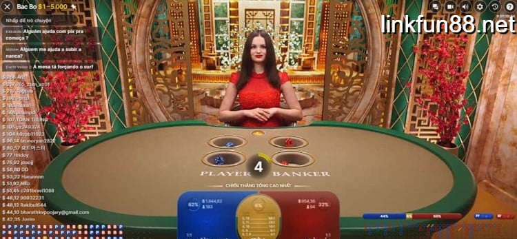 Chọn bàn chơi Baccarat