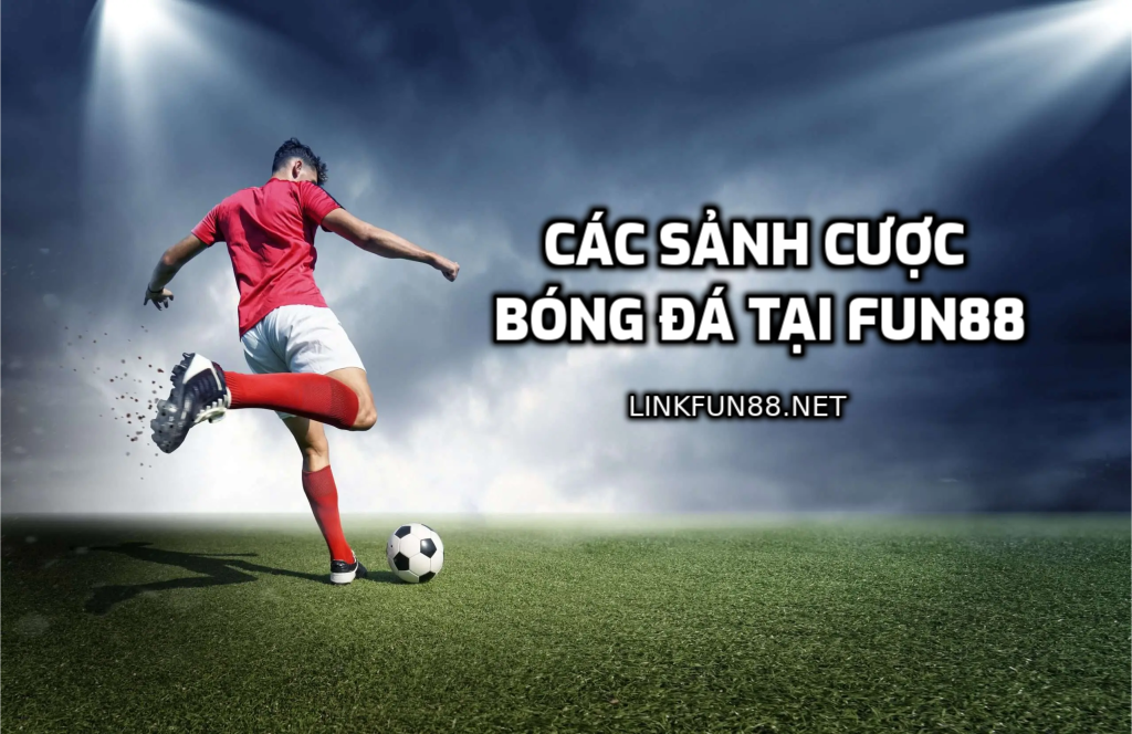 Các sảnh cược bóng đá tại Fun88