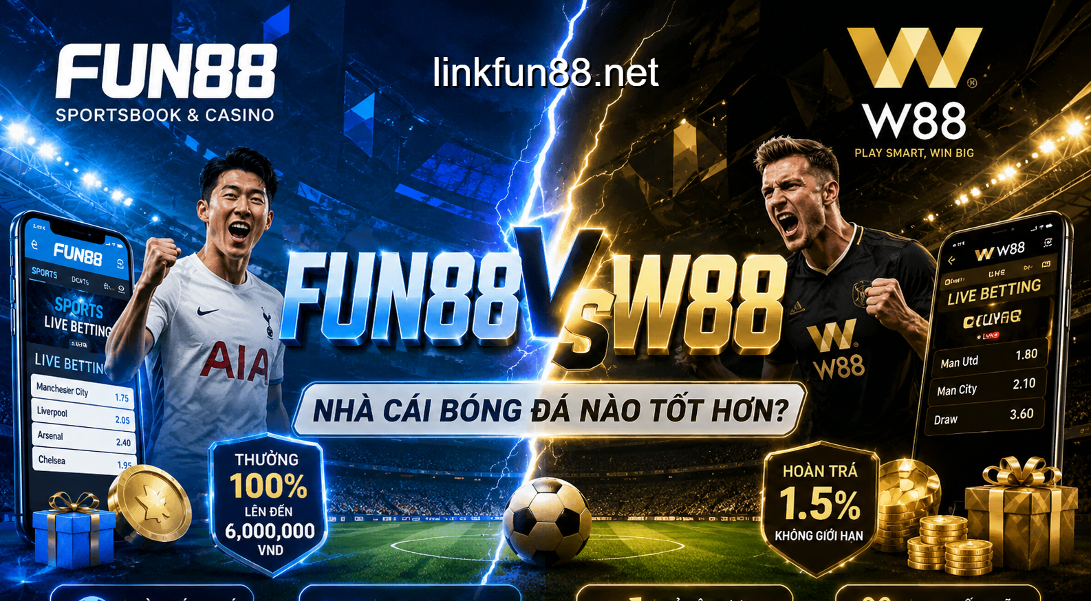 Nhà cái bóng đá nào tốt hơn